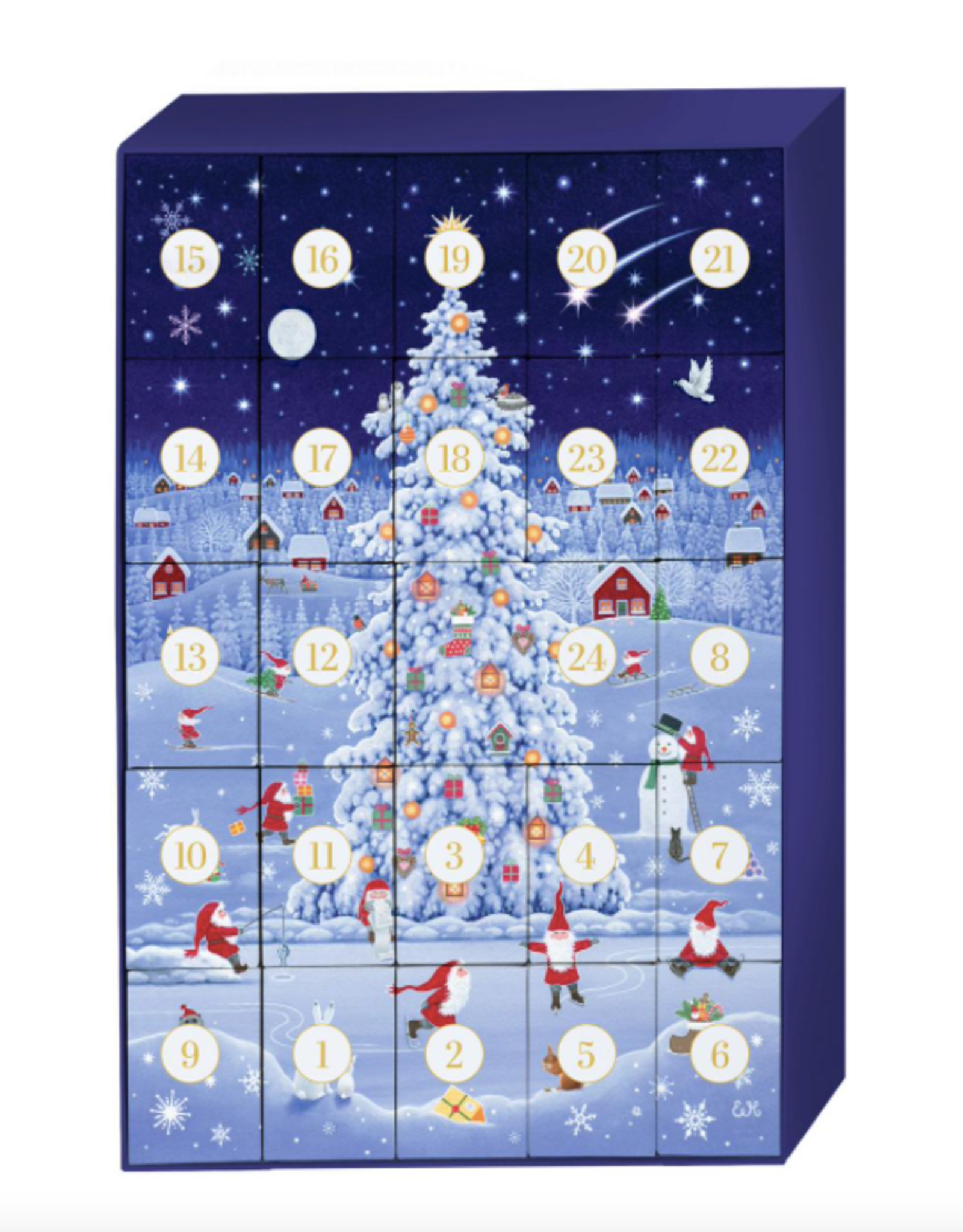 Korsch Advent - Tomte Christmas Magic Jigsaw Puzzle - 12.5"H x 8.5"W x 1.75"D