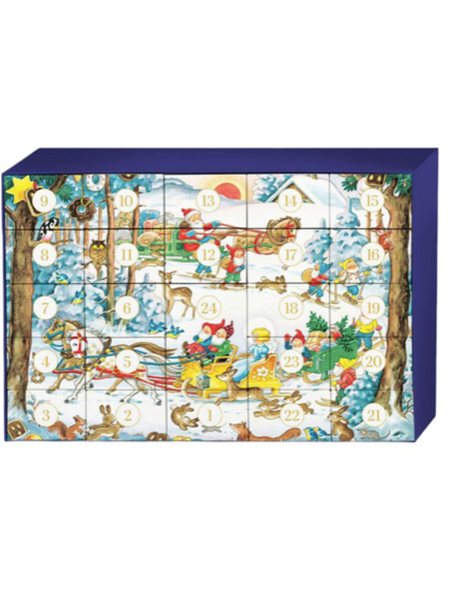 Korsch Advent - Christmas Parade Jigsaw Puzzle - 8.5"H x 12.5"W x 1.75"D