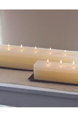 Small Brick Candle Tray Black 4" x 14" - Vance Kitira