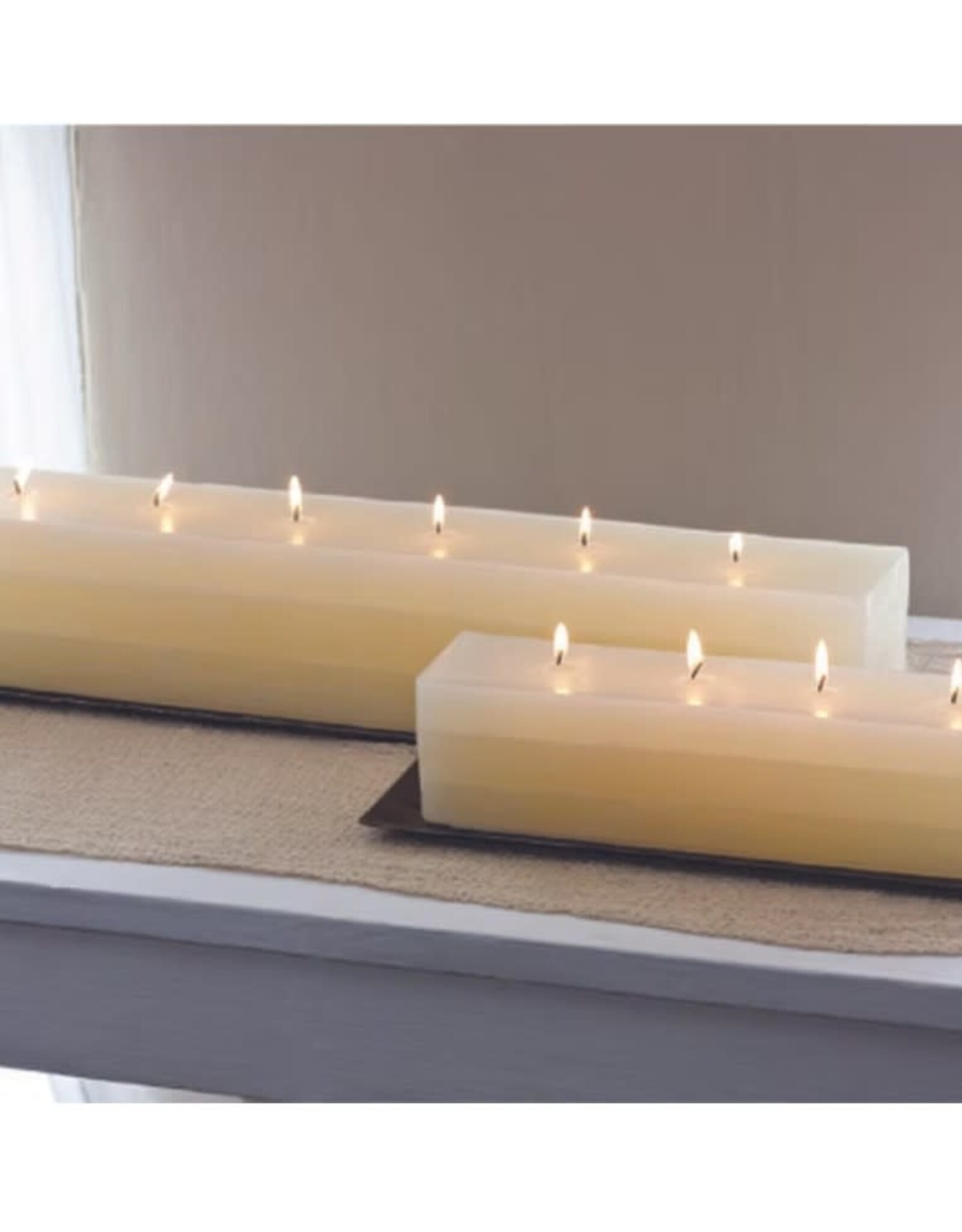 sullivans Large Black Brick Candle Tray 25" x 5 1/4"