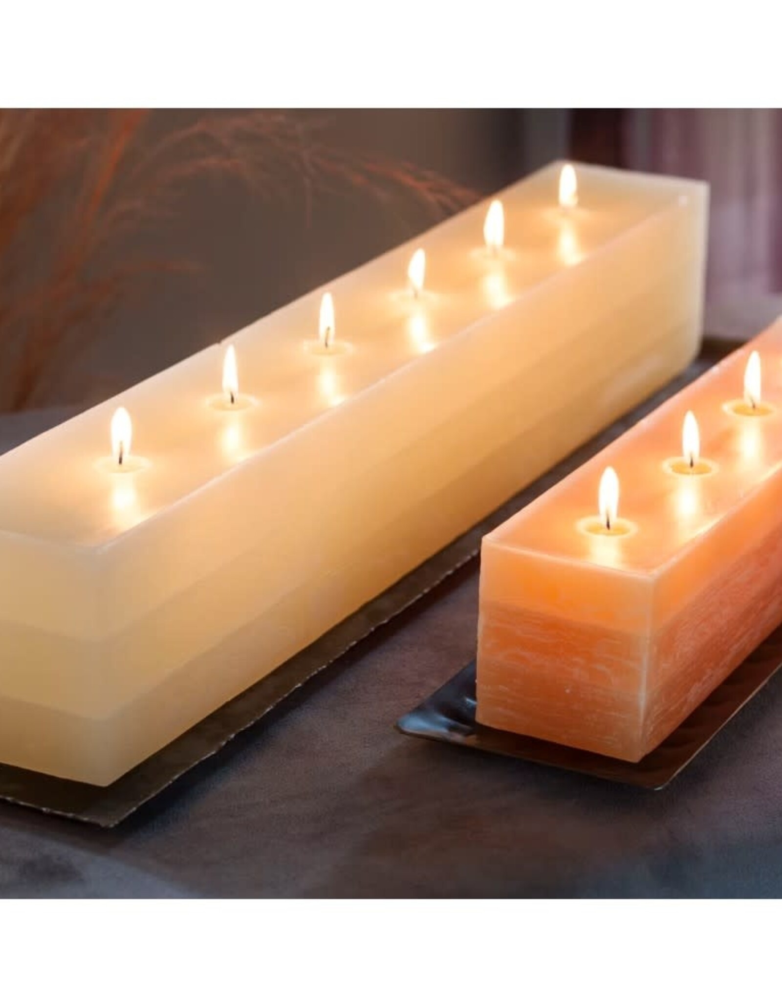 sullivans Large Black Brick Candle Tray 25" x 5 1/4"