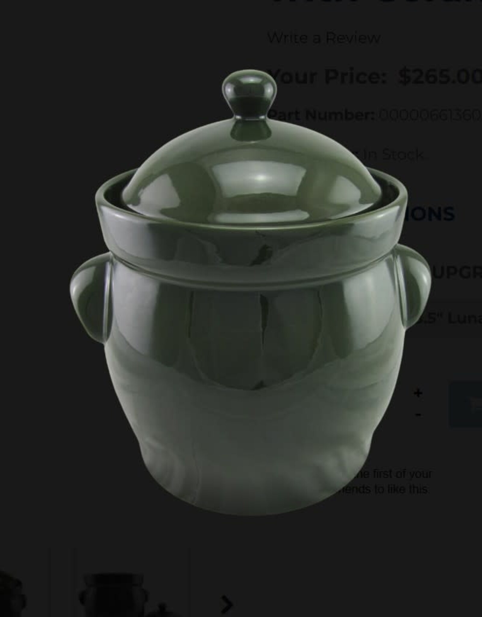 Fermenting 10L Green/Round Pot - LID REPLACEMENT