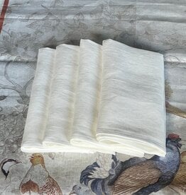 Italian Linen - Tiziano Napkin - Cream - 20" x 20" ( 100% Linen)
