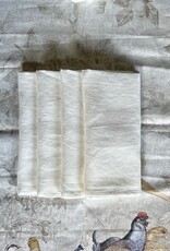 Italian Linen - Tiziano Napkin - Cream - 20" x 20" ( 100% Linen)