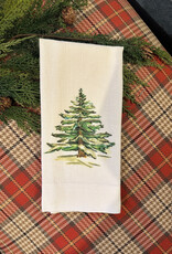 Linen Towel - A Wintery Tree 18" x 24" (100% Linen)