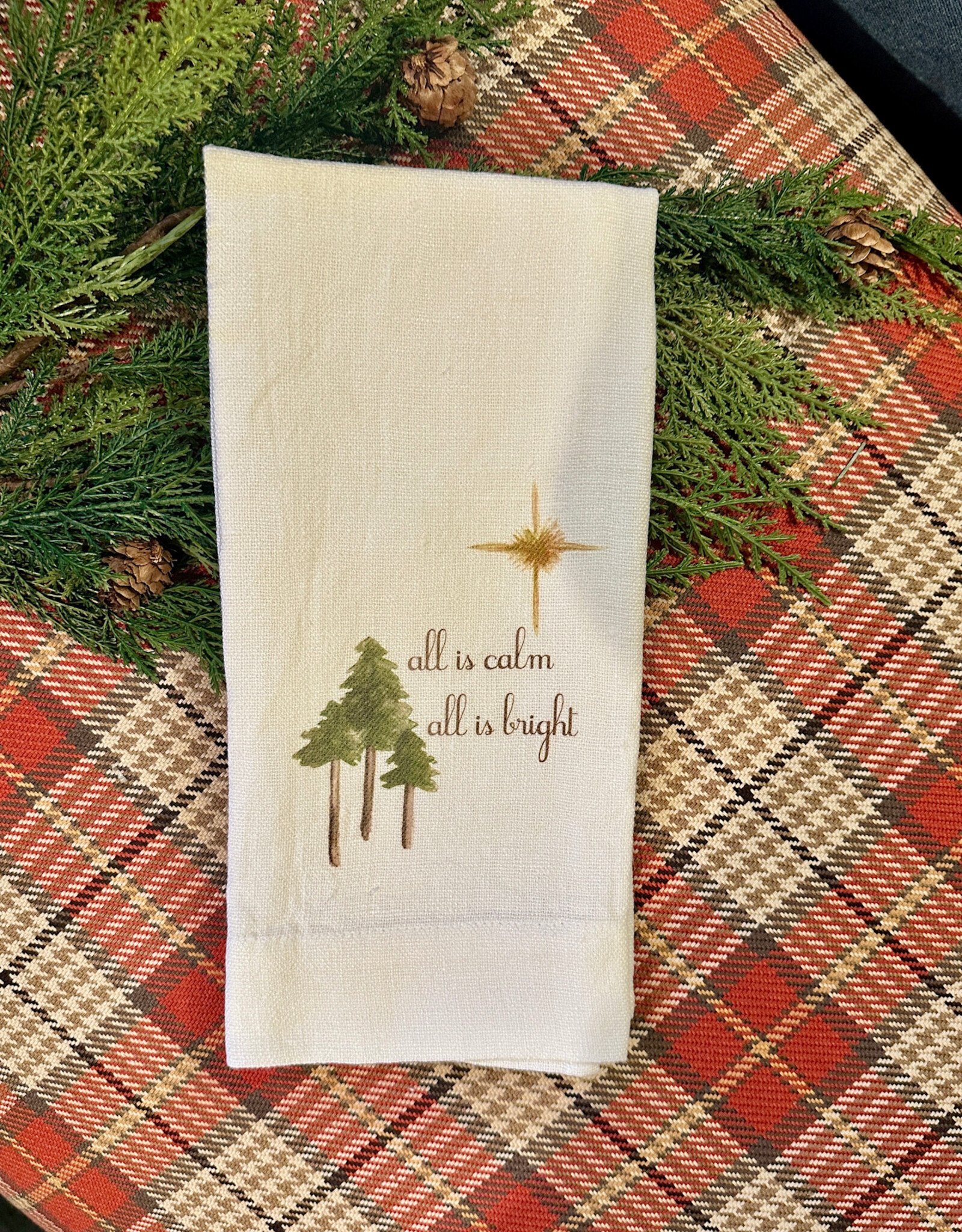 Towel - All is Calm 100% Linen