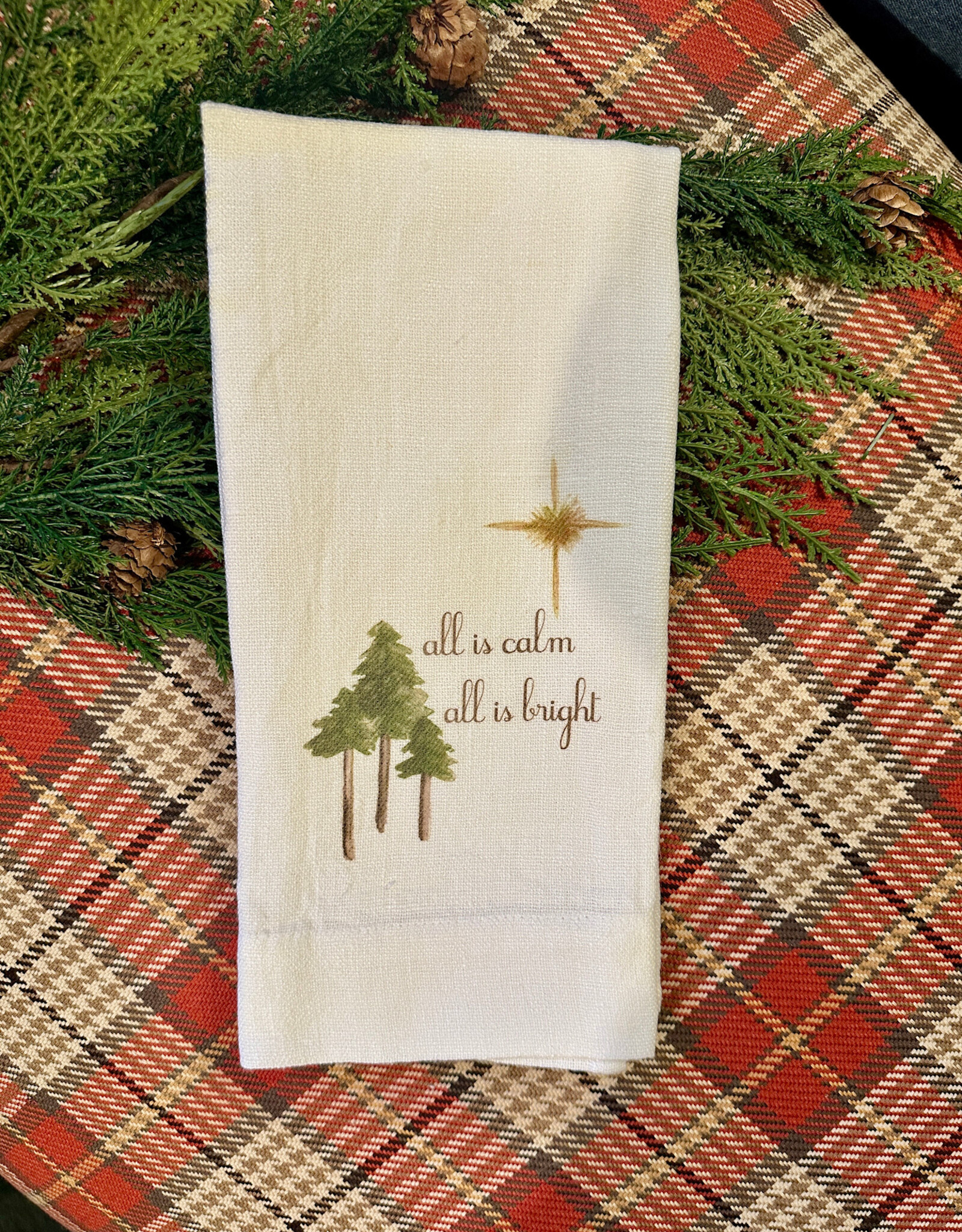 Towel - All is Calm 100% Linen