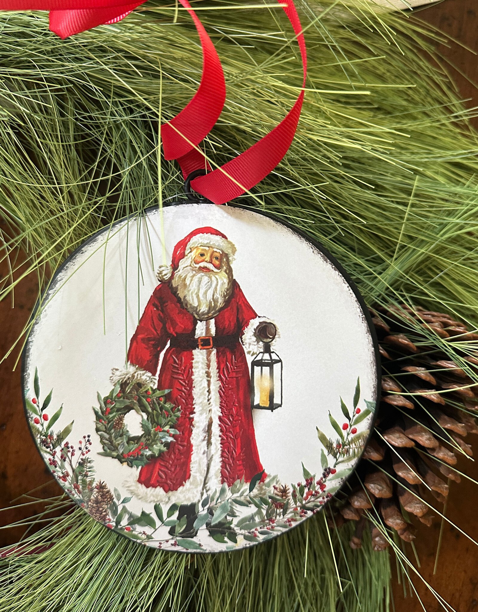 Santa Ornament 6.5"