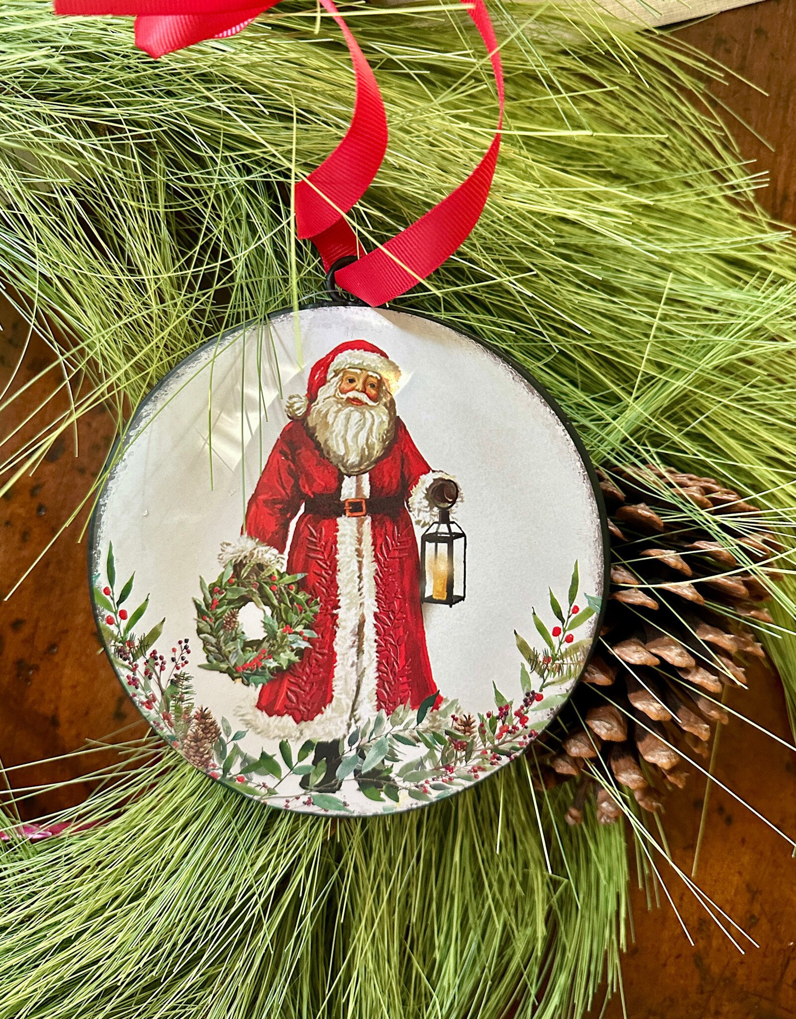 Santa Ornament 6.5"