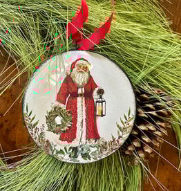 Santa Ornament 6.5"