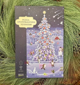 Korsch Advent - Tomte Christmas Magic Jigsaw Puzzle - 12.5"H x 8.5"W x 1.75"D