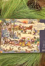 Korsch Advent - Christmas Parade Jigsaw Puzzle - 8.5"H x 12.5"W x 1.75"D