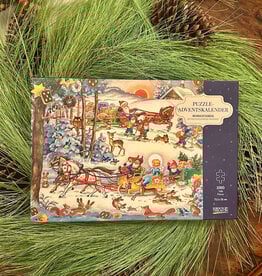 Korsch Advent - Christmas Parade Jigsaw Puzzle - 8.5"H x 12.5"W x 1.75"D