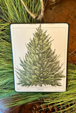 Balsam Fir Tree  Ornament 5.5"