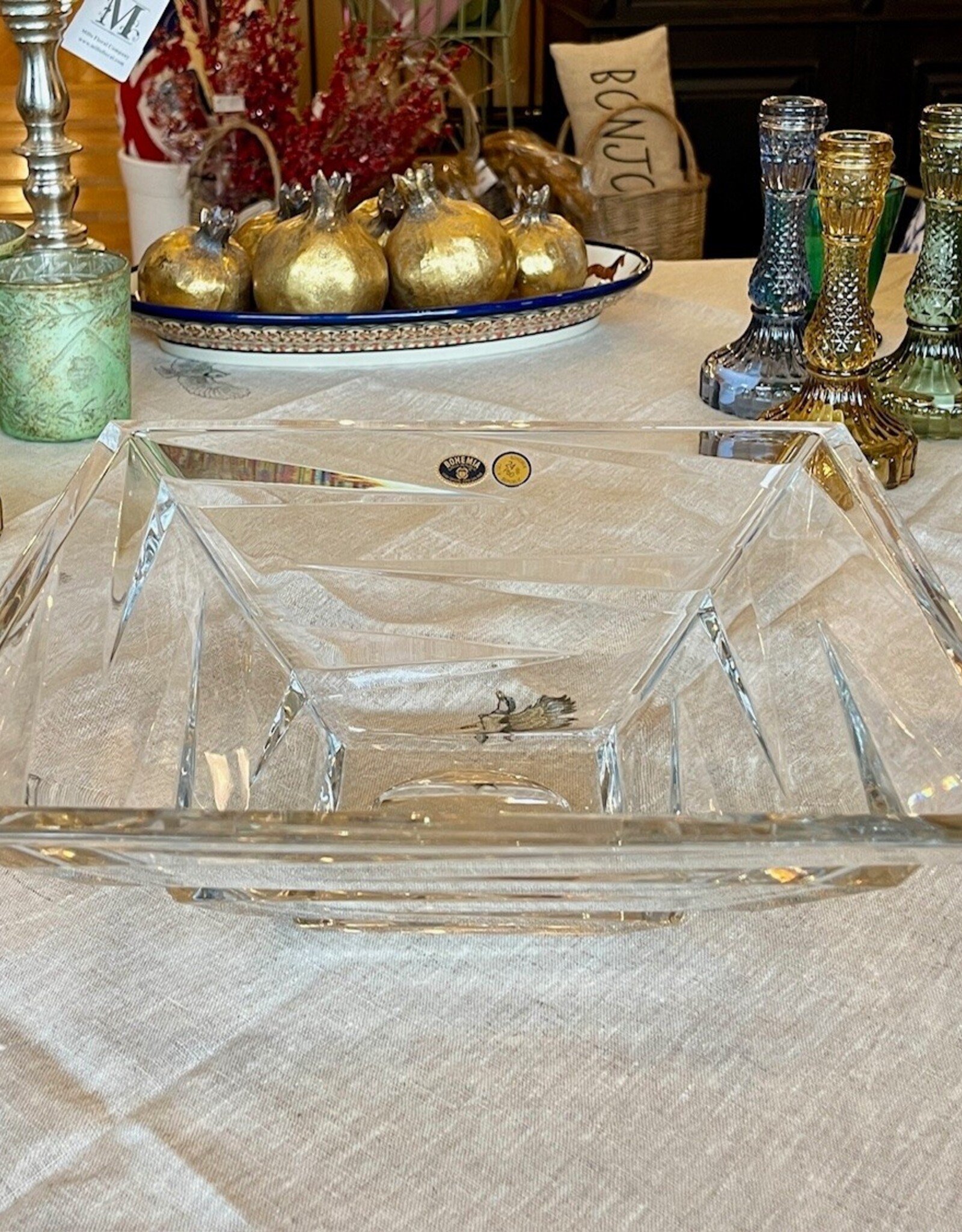 Bohemia Crystal - Bowl - Sculpted