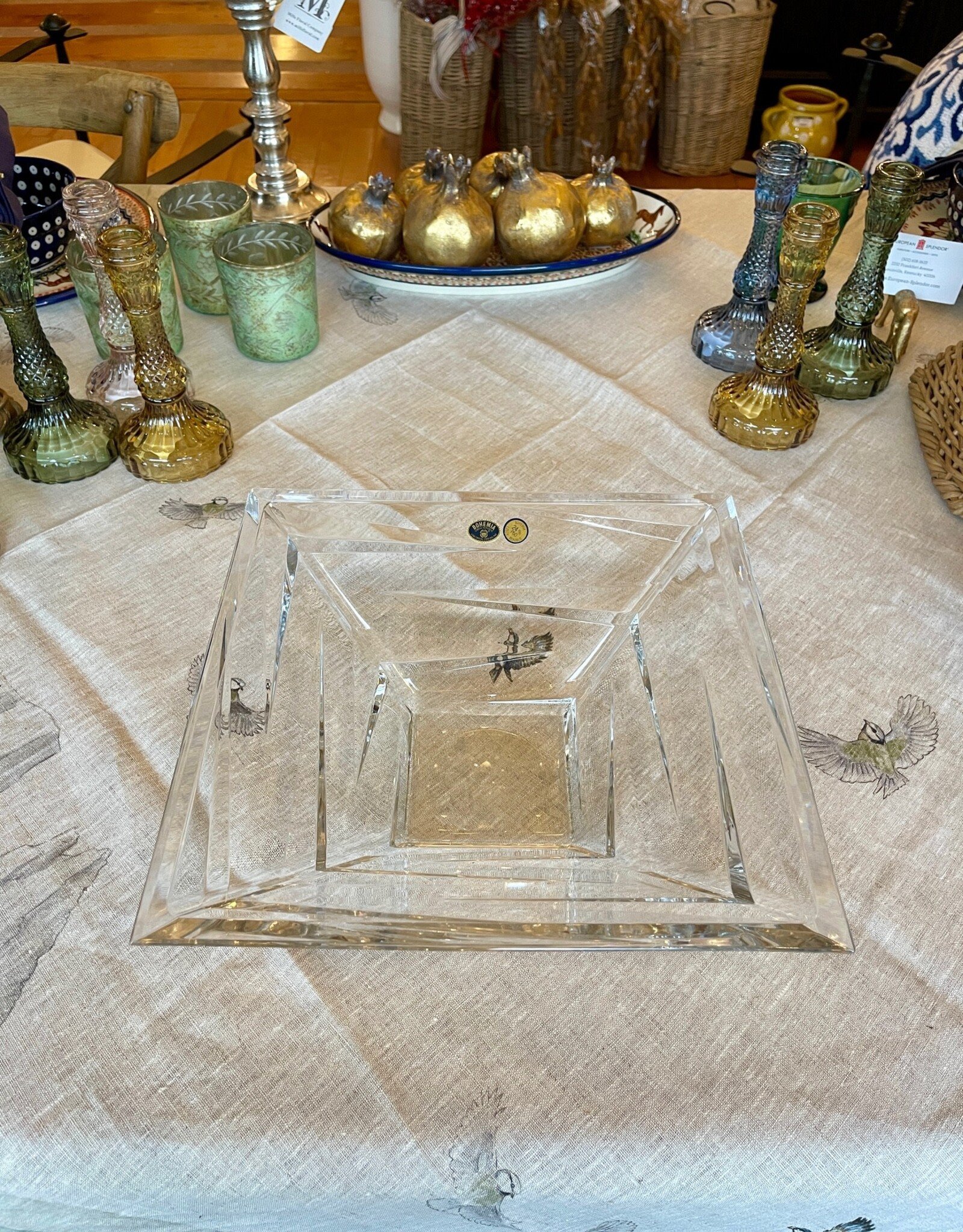 Bohemia Crystal - Bowl - Sculpted
