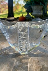 Bohemia Crystal - 13" Triangular Bowl (Cut) Bohemia Crystal - 13" Triangular Bowl (Cut)