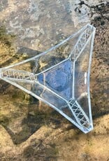 Bohemia Crystal - 13" Triangular Bowl (Cut) Bohemia Crystal - 13" Triangular Bowl (Cut)