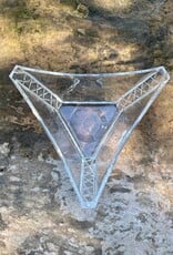 Bohemia Crystal - 13" Triangular Bowl (Cut) Bohemia Crystal - 13" Triangular Bowl (Cut)