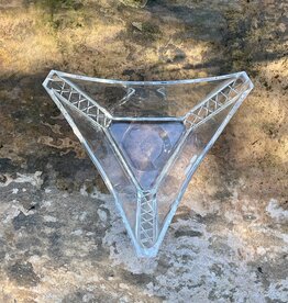 Bohemia Crystal - 13" Triangular Bowl (Cut)