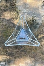 Bohemia Crystal - 13" Triangular Bowl - Uncut Bohemia Crystal - 13" Triangular Bowl - Uncut
