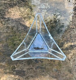Bohemia Crystal - 13" Triangular Bowl - Uncut