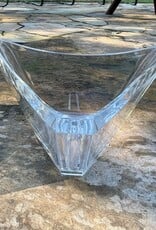 Bohemia Crystal - 13" Triangular Bowl - Uncut Bohemia Crystal - 13" Triangular Bowl - Uncut