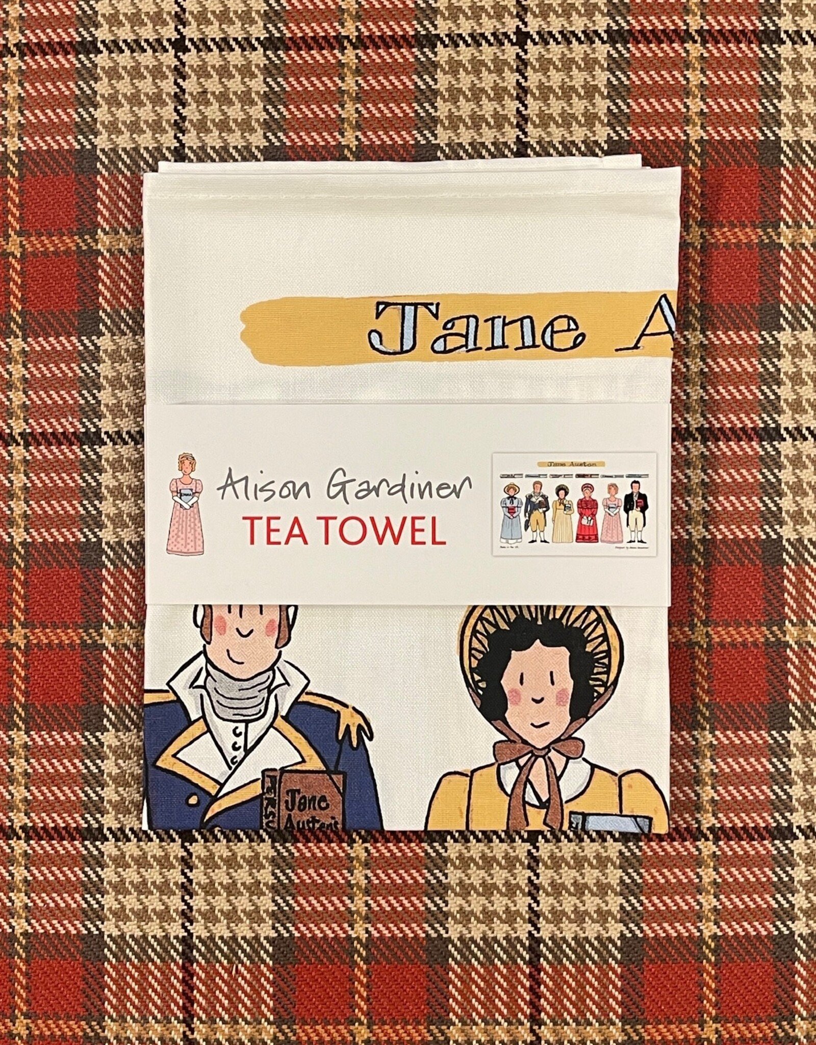Alison Gardiner Alison Gardiner Jane Austen Tea Towel 19" x 29'"