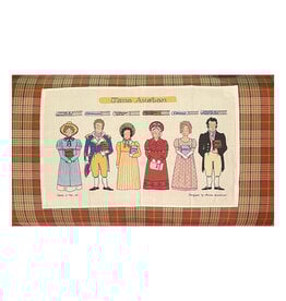 Alison Gardiner Alison Gardiner Jane Austen Tea Towel 19" x 29'" Alison Gardiner Alison Gardiner Jane Austen Tea Towel 19" x 29'"