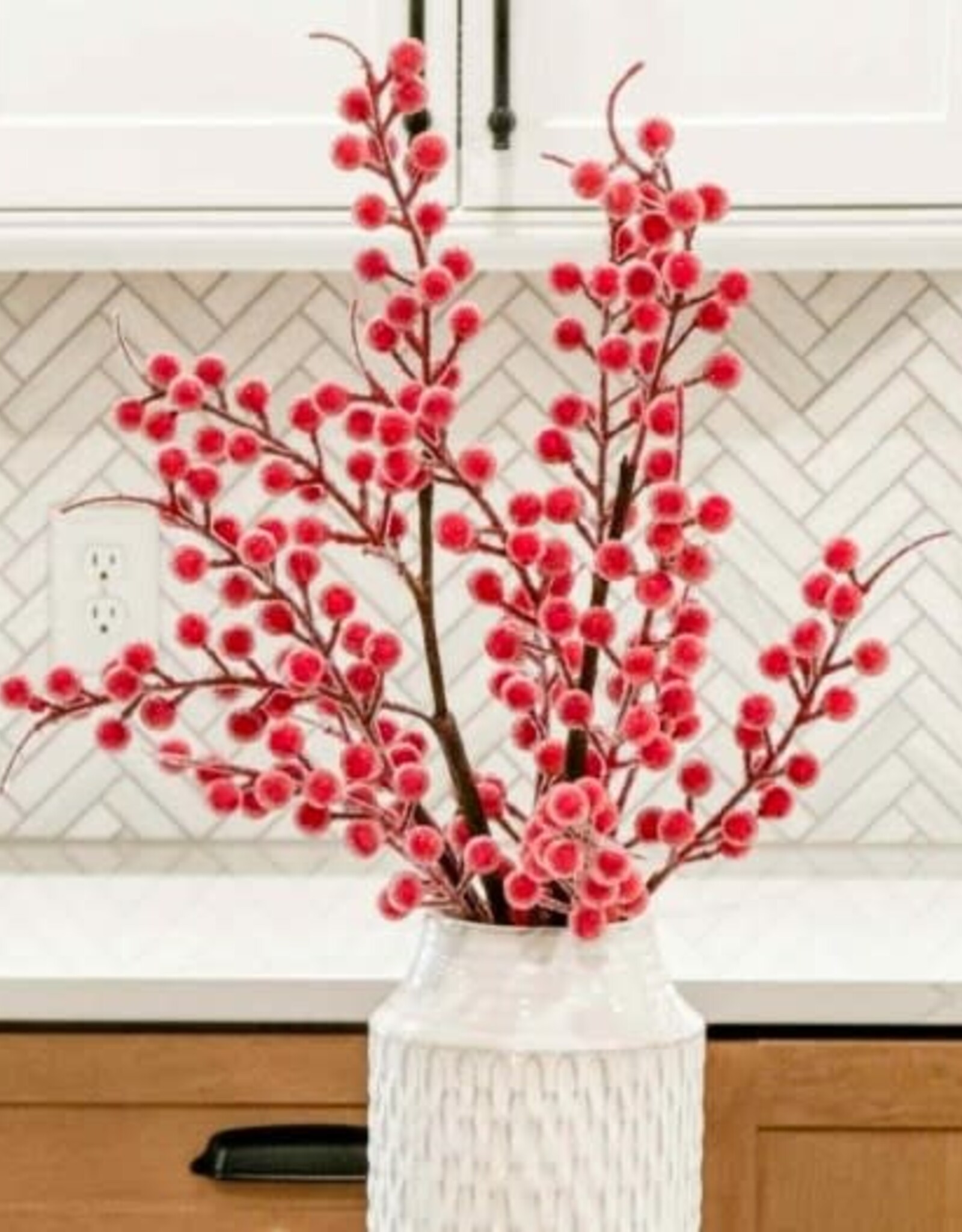 Frosted Berry Spray - 27.5" (Small Berry)