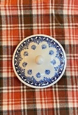 Soup Bowl Tureen LID ONLY - Blue Garden - .75L (25 oz)