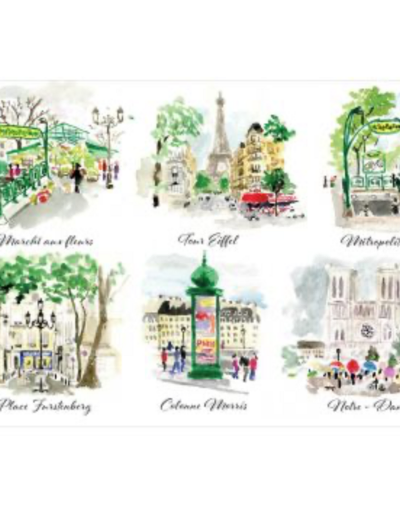 Paris Scenettes Placemat