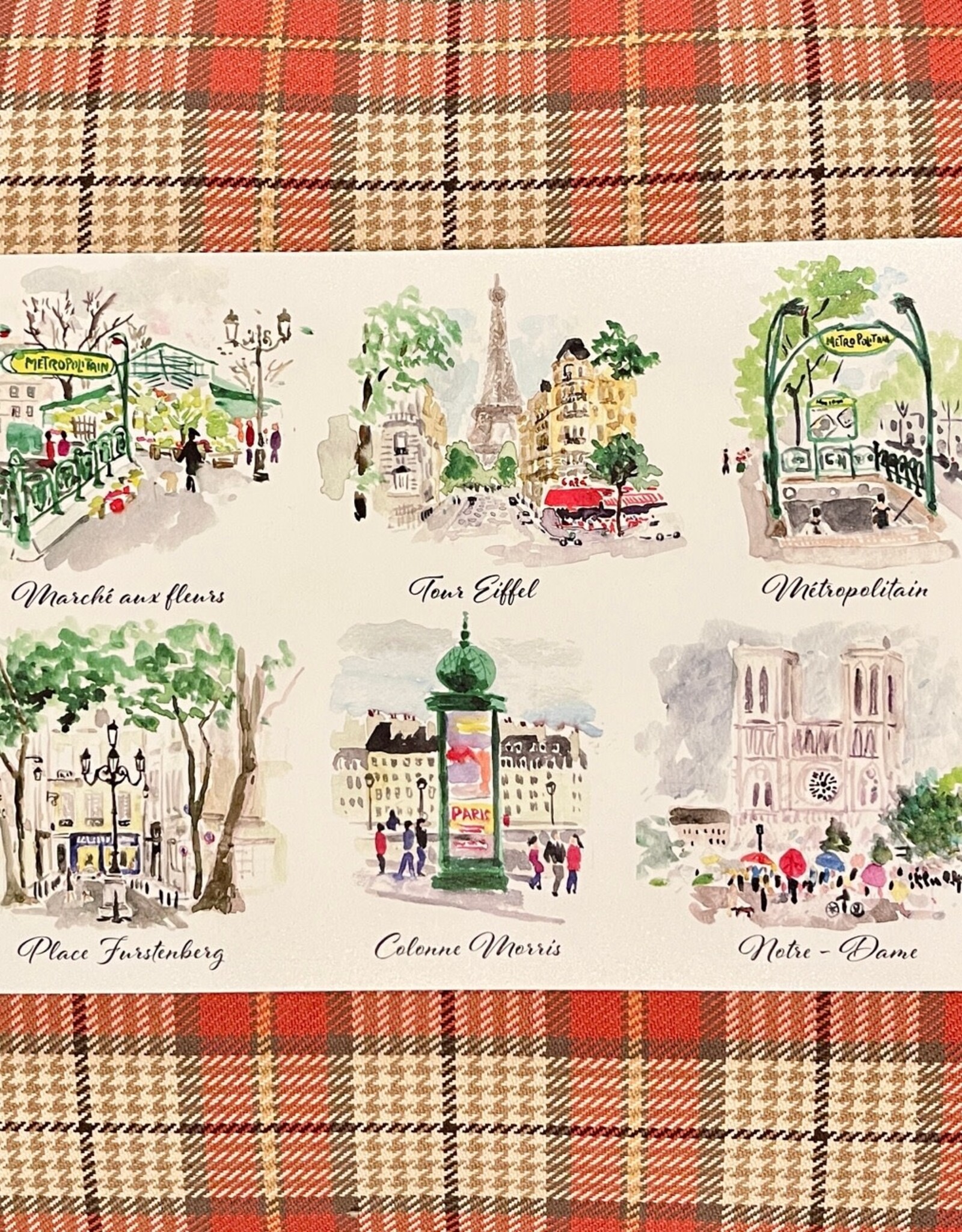 Paris Scenettes Placemat