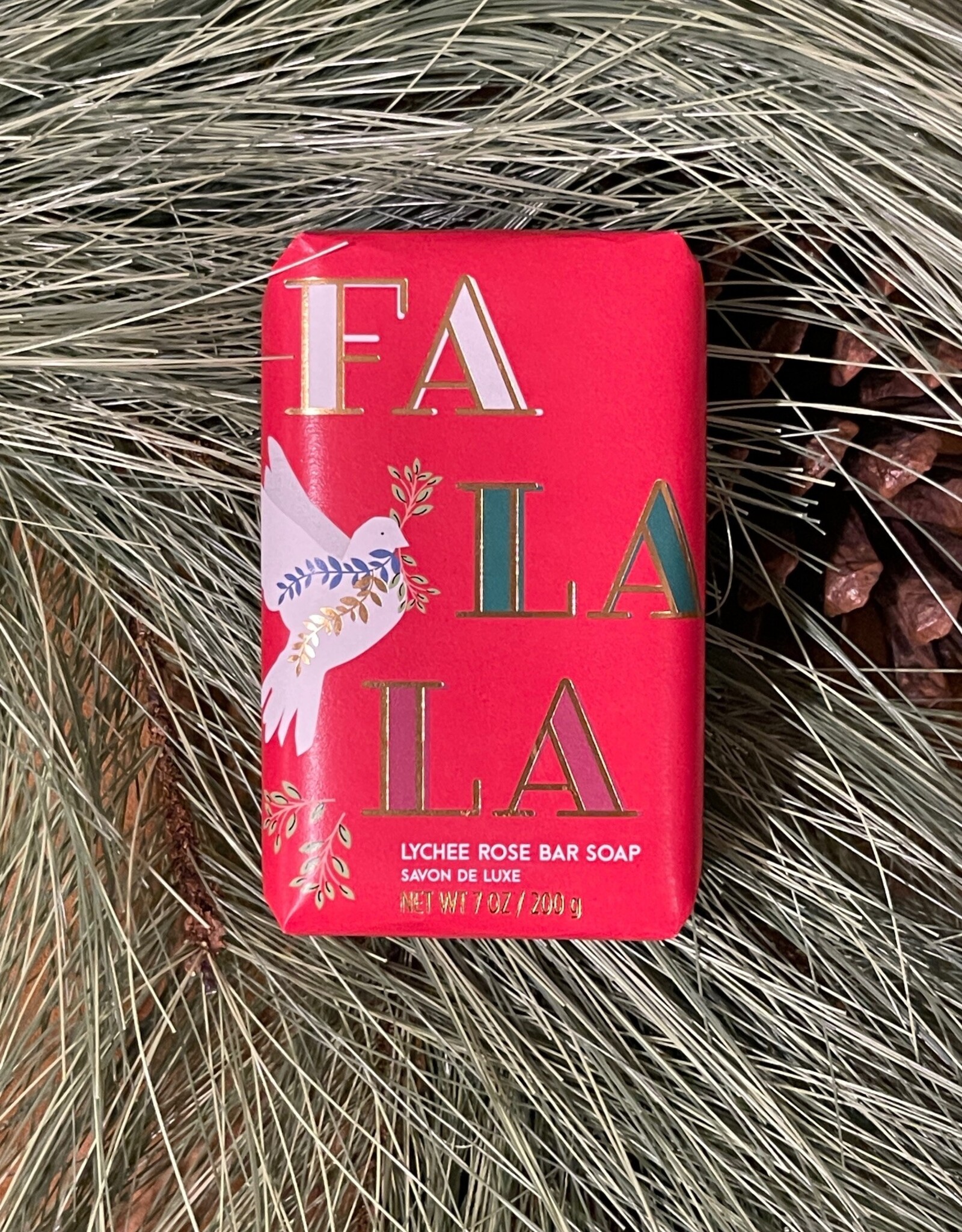 Lychee Rose Soap -  Fa La La  - Les Sentiments 7 oz.