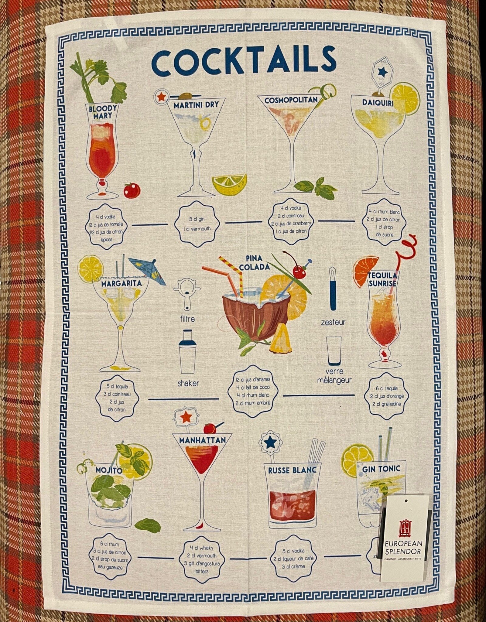 Cocktails Towel
