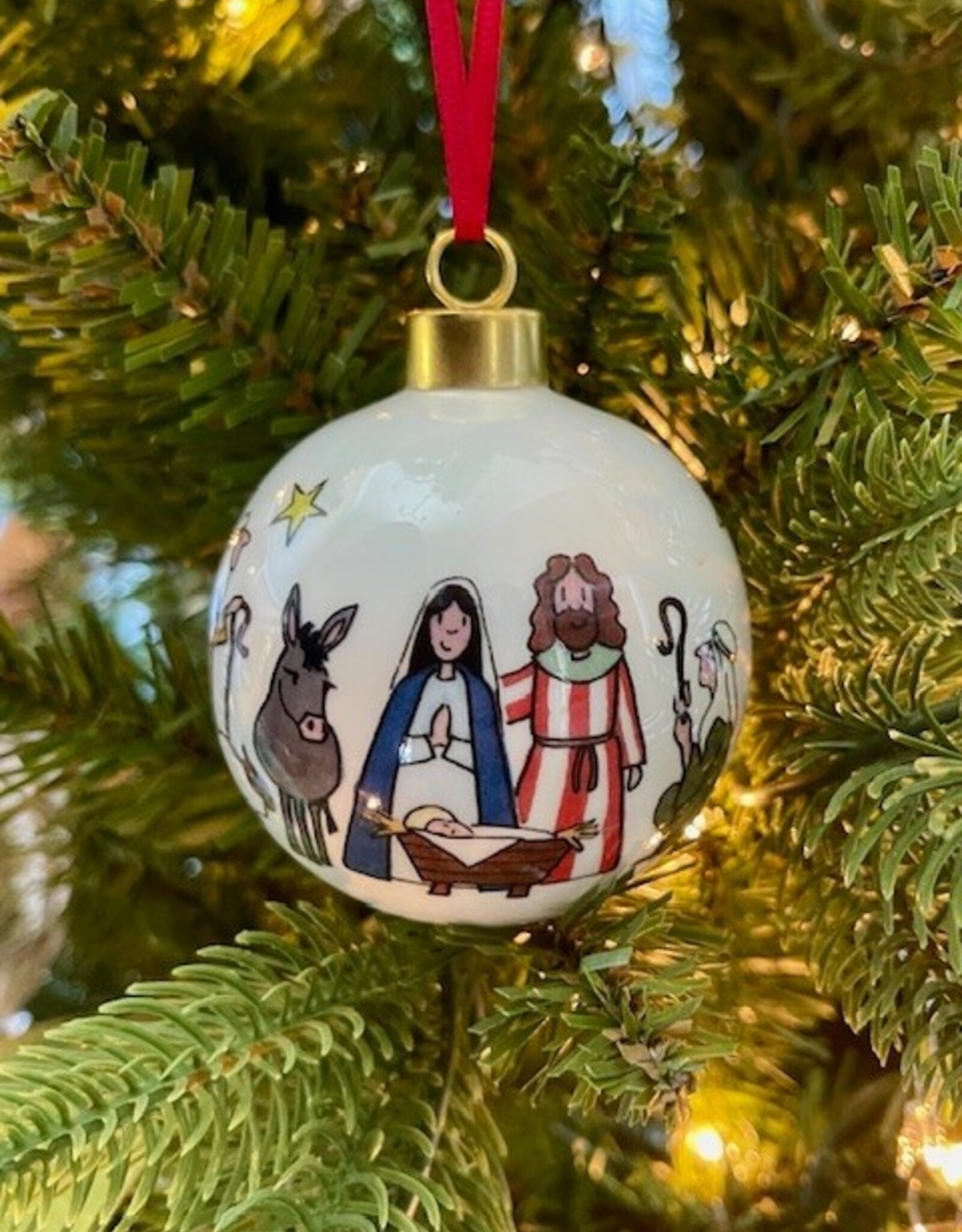 Alison Gardiner Alison Gardiner Nativity Bauble 2.4” diameter