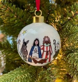 Alison Gardiner Alison Gardiner Nativity Bauble 2.4” diameter