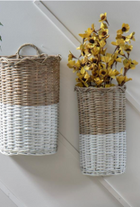 Willow Wall Basket Small -  10 L x 7.5 W x 20.5 H