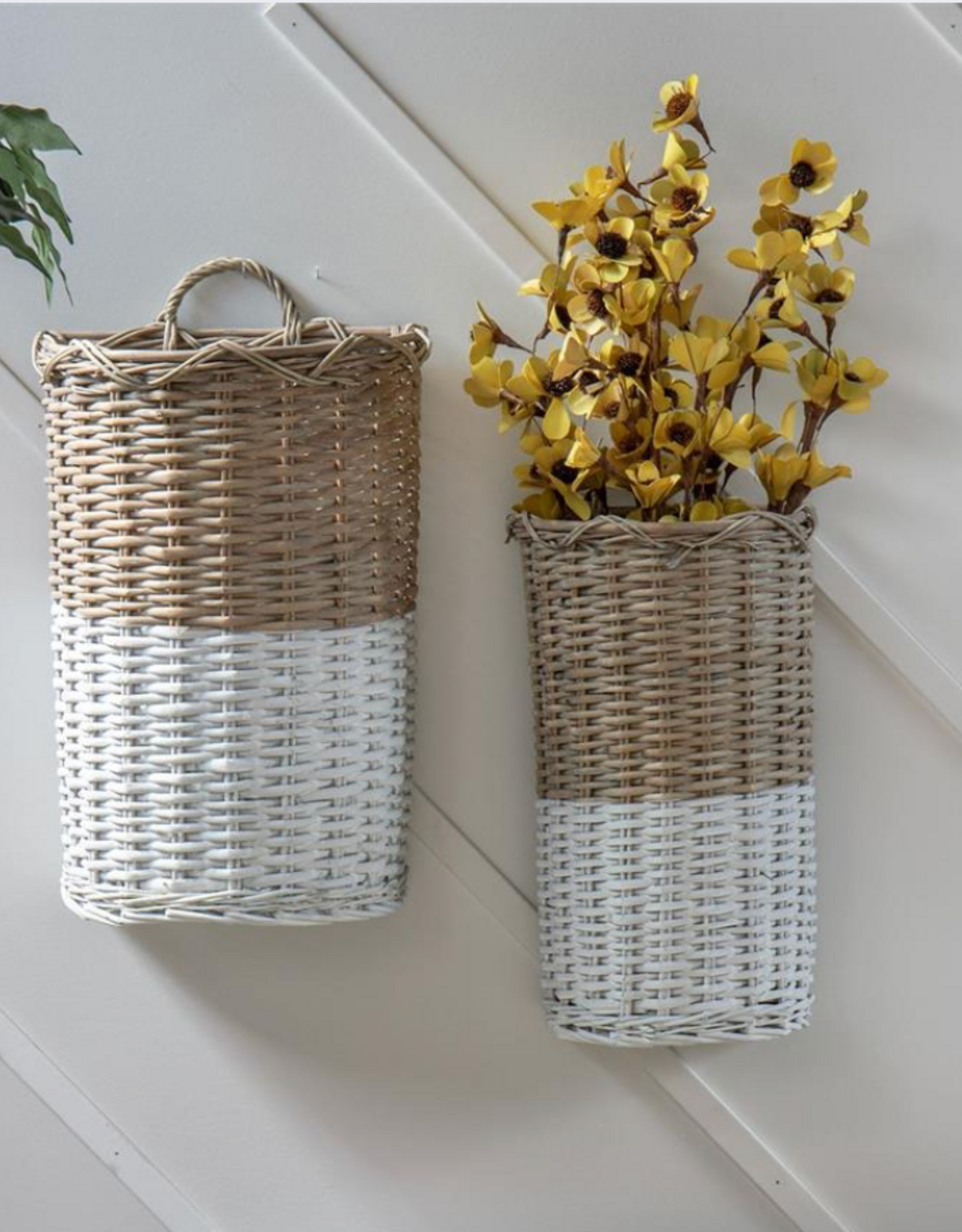 Willow Wall Basket Small -  10 L x 7.5 W x 20.5 H