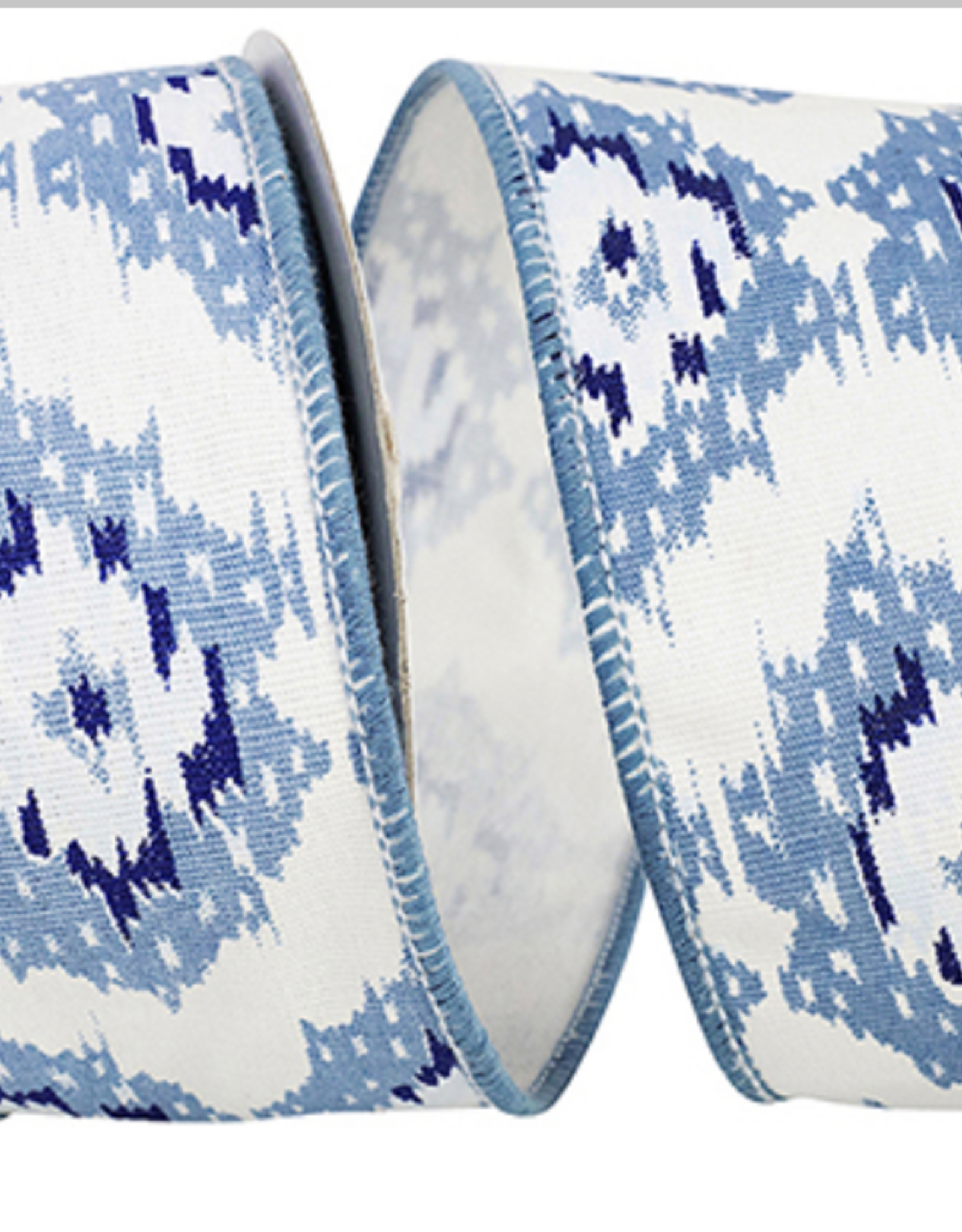 reliant ribbons IKAT CANVAS WIRED EDGE RIBBON - 2.5" x 10 Yards