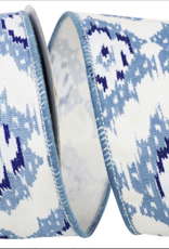 reliant ribbons IKAT CANVAS WIRED EDGE RIBBON - 2.5" x 10 Yards