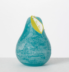 Timber Pear Sea Glass  3" x 3" x 4.5" by Vance Kitira