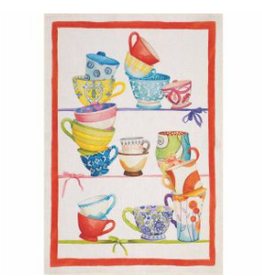 Italian Linen - Bric Brac Rosso Towel