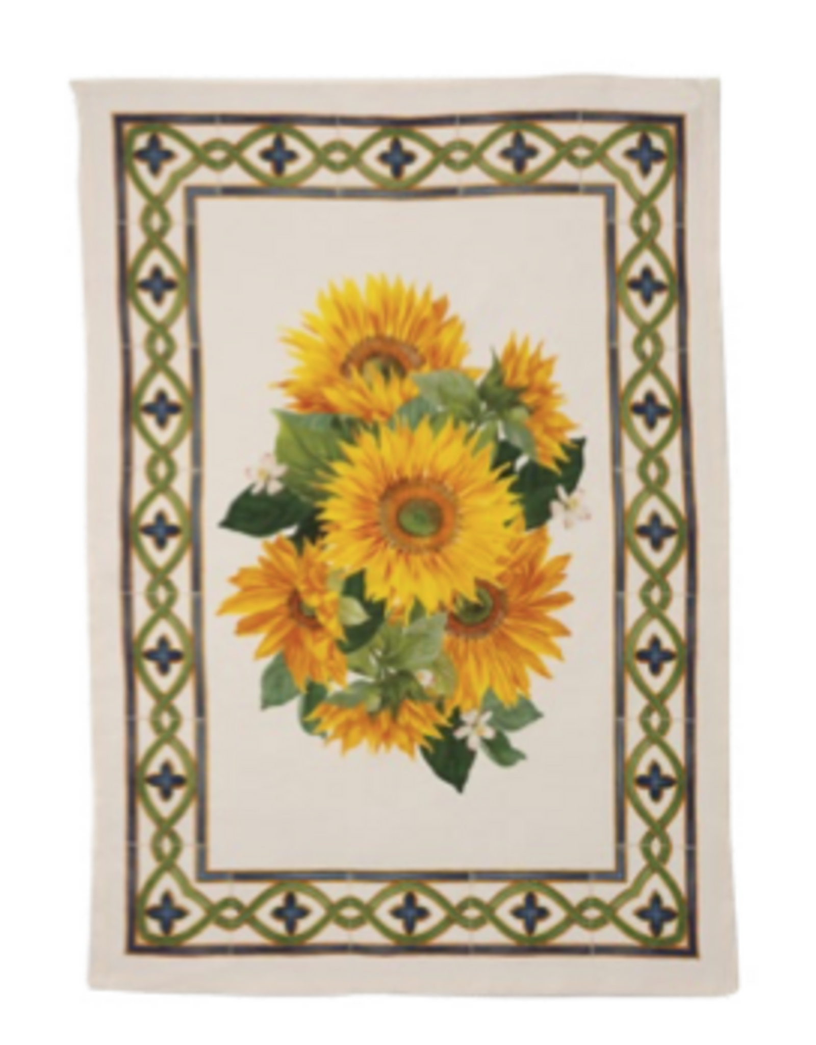 Italian Linen - Etruscan Garden Girasole Towel 20" x 28" (100% Linen)