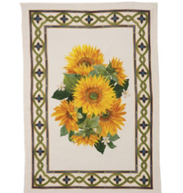 Italian Linen - Etruscan Garden Girasole Towel 20" x 28" (100% Linen)