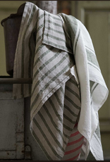 Italian Linen -  Buttero Towel Green  (100% Linen)