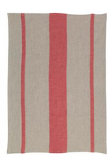 Italian Linen - Maremma Towel Red (100% Linen)