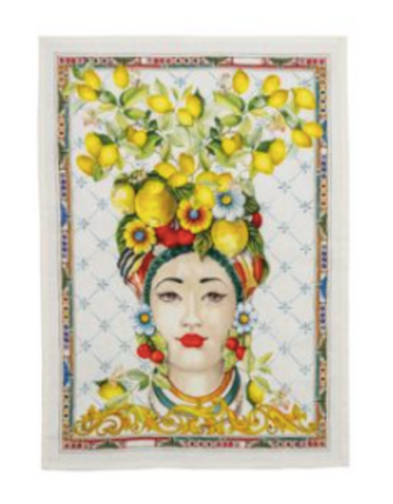 Italian Linen - Zagara Donna Towel 20" x 28" (100% Linen)