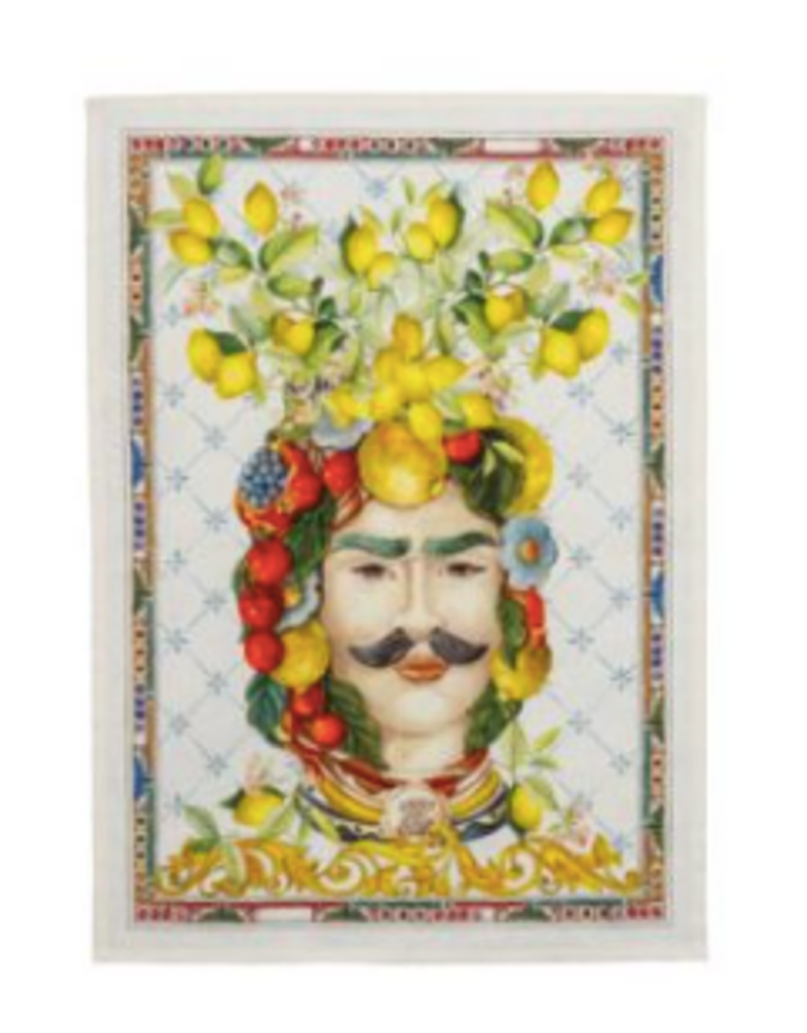 Italian Linen - Zagara Uomo Towel 20" x 28" (100% Linen)