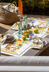 Italian Linen - Zagara Runner Cream 18" x 67" (100% Linen)